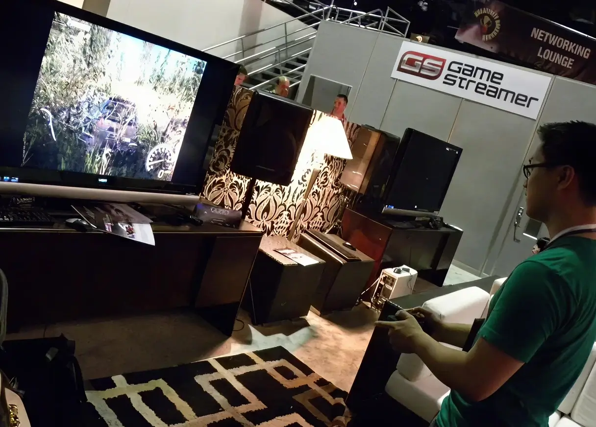 Stand de GameStreamer en el CES de 2010