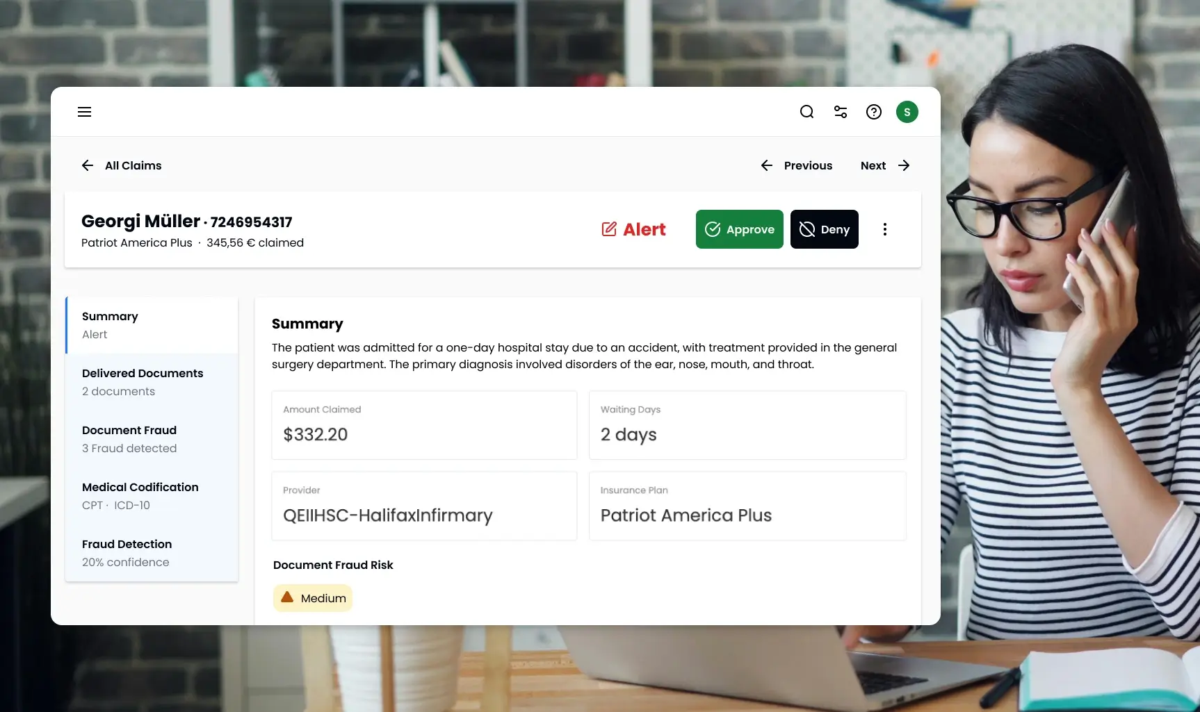 Claims47 platform for AI-powered insurance claims management