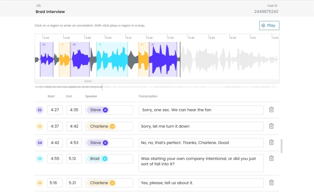 M47.AI automatic speech recognition